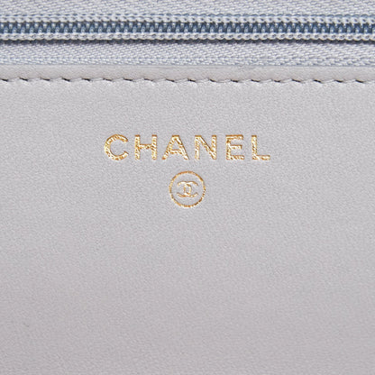 Chanel Wallet On Chain 20c Light Grey LGHW