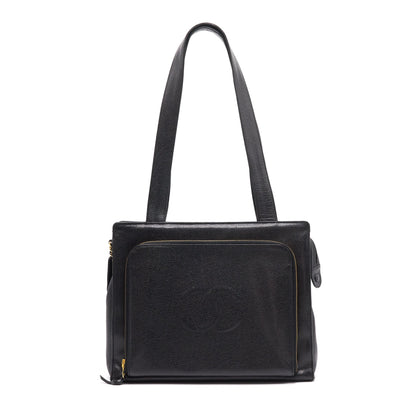 Chanel Cavier Shoulder Bag Black GHW