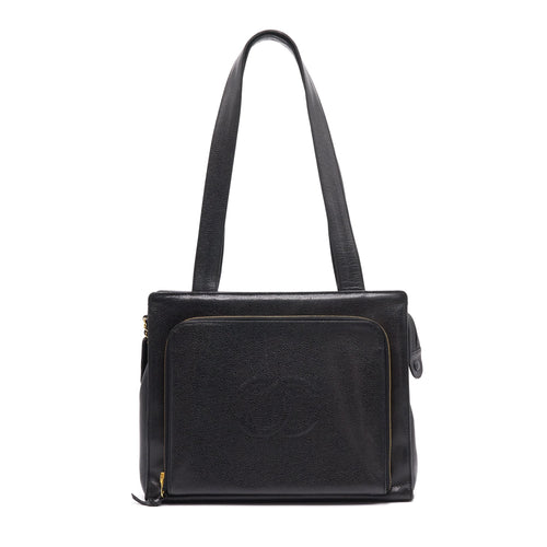 Chanel Cavier Shoulder Bag Black GHW