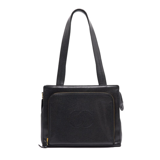 Chanel Cavier Shoulder Bag Black GHW