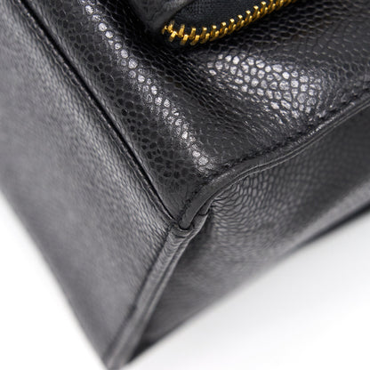 Chanel Cavier Shoulder Bag Black GHW