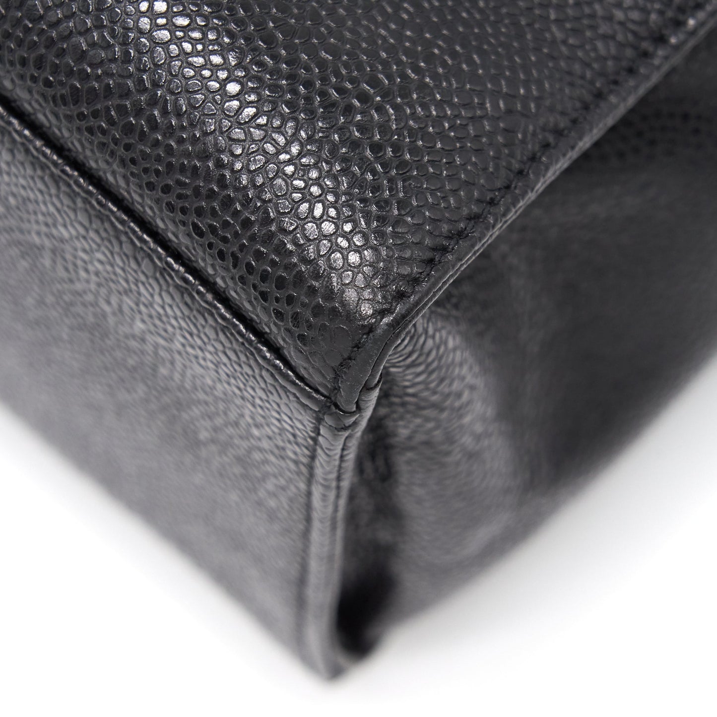 Chanel Cavier Shoulder Bag Black GHW