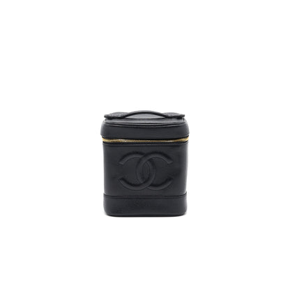 Chanel Vintage Caviar Vanity Case