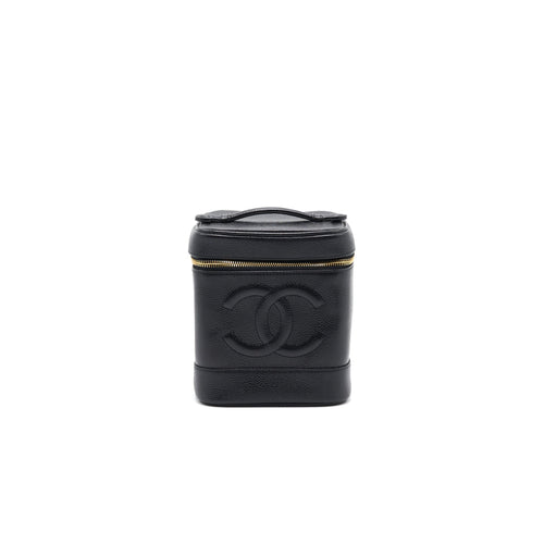 Chanel Vintage Caviar Vanity Case