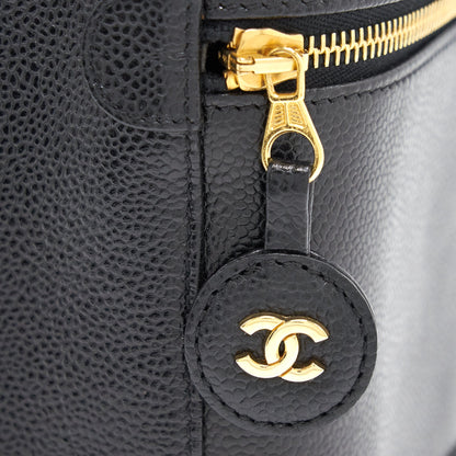 Chanel Vintage Caviar Vanity Case