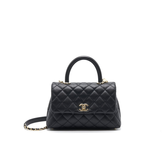 Chanel Cocohandle Mini Black LGHW
