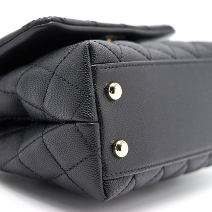 Chanel Coco Handle Extra Mini Black LGHW serial30