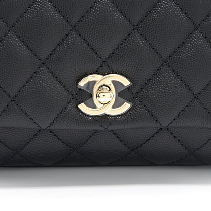 Chanel Coco Handle Extra Mini Black LGHW serial30
