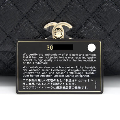 Chanel Coco Handle Extra Mini Black LGHW serial30