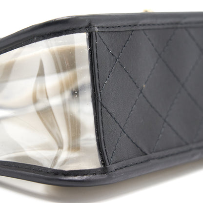 Chanel Transparent "Sand By The Sea" Pearl Flap Bag