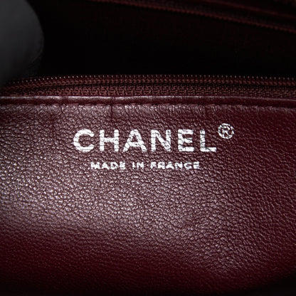 Chanel Cavier Medallion Tote Burgundy