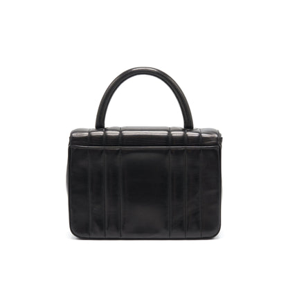 Chanel Vintage Lambskin Kelly Bag black GHW