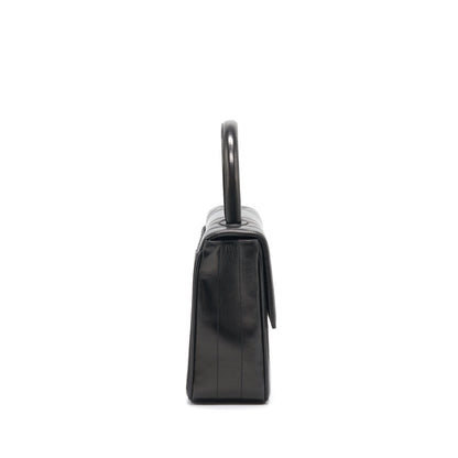 Chanel Vintage Lambskin Kelly Bag black GHW