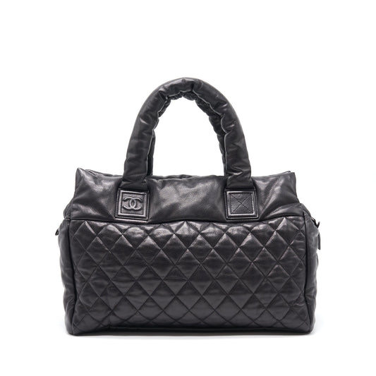 Chanel Caviar Cocoon Handbag Black SHW
