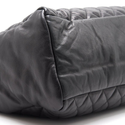 Chanel Caviar Cocoon Handbag Black SHW