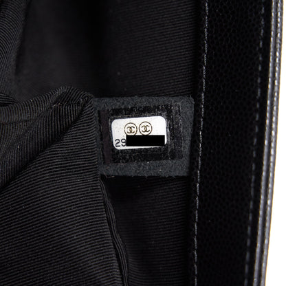 Chanel Boy Chanel Handbag Caviar Black GHW