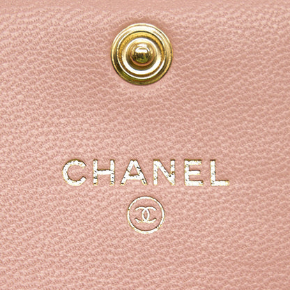 Chanel 19 Long Flap Wallet Pink