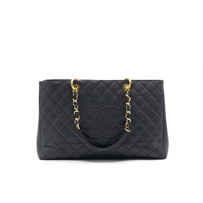 Chanel Caviar XL Grand Shopping Tote GST Black