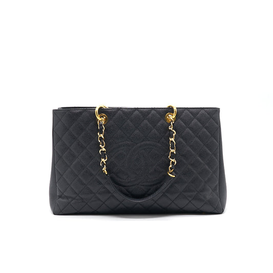Chanel Caviar XL Grand Shopping Tote GST Black