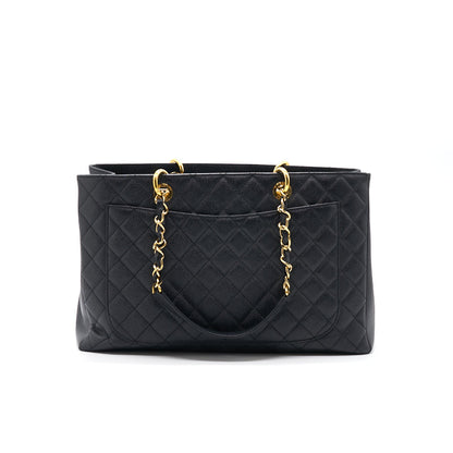 Chanel Caviar XL Grand Shopping Tote GST Black