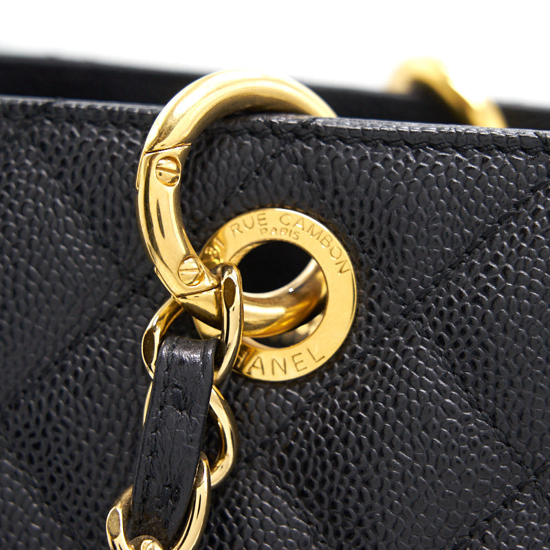 Chanel Caviar XL Grand Shopping Tote GST Black