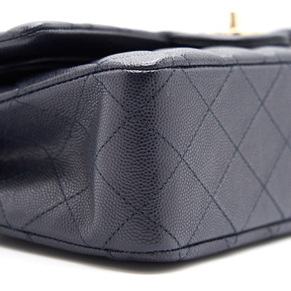Chanel medium 25cm Classiccal double flap cavier Navy LGHW year 2020