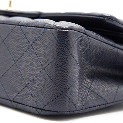 Chanel medium 25cm Classiccal double flap cavier Navy LGHW year 2020
