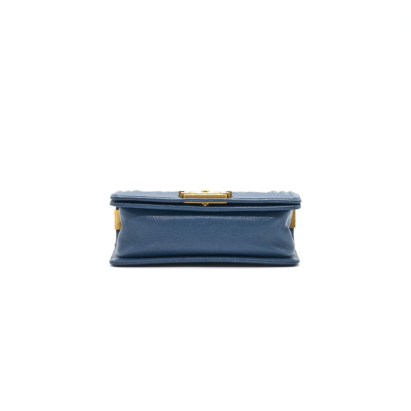 Chanel Small Leboy Cavier Dark Blue GHW