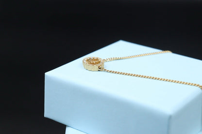 Good ( Rank AB)  Dior Heat Rhinestone Necklace 24102211