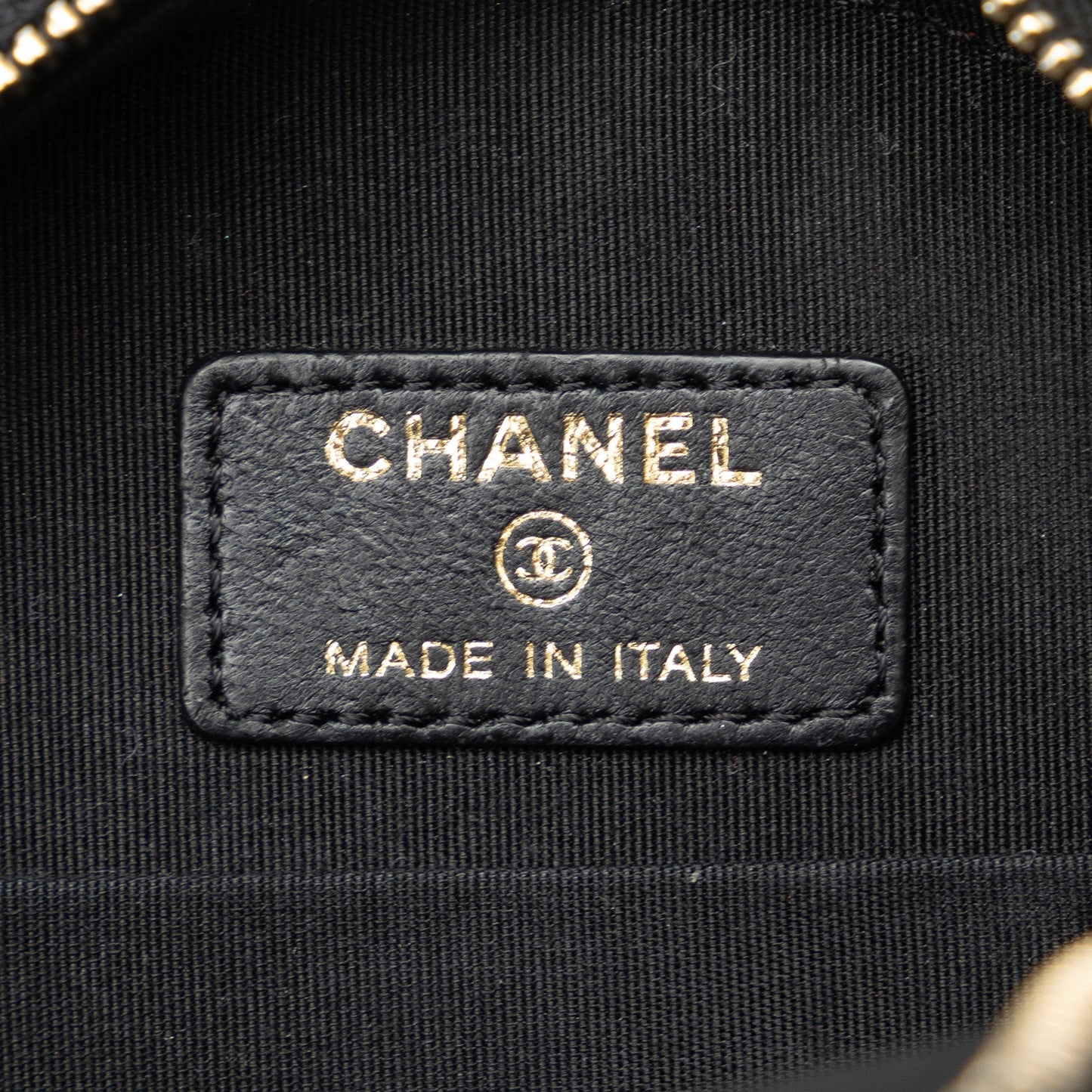 Black Chanel Velvet Pearl Sequin Round Crossbody