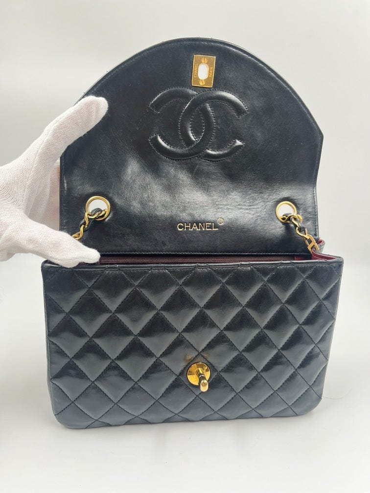 Chanel Vintage Single Flap with 24k gold plated hardware