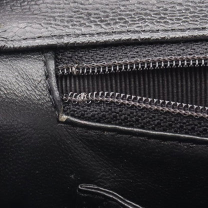 Black Chanel Caviar Kelly Top Handle Handbag
