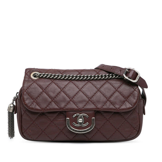 Chanel Sac Paris Edinburgh Medium Calfskin Coco Sporran Flap