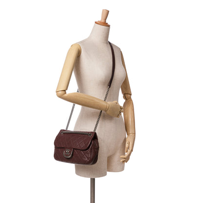 Chanel Sac Paris Edinburgh Medium Calfskin Coco Sporran Flap