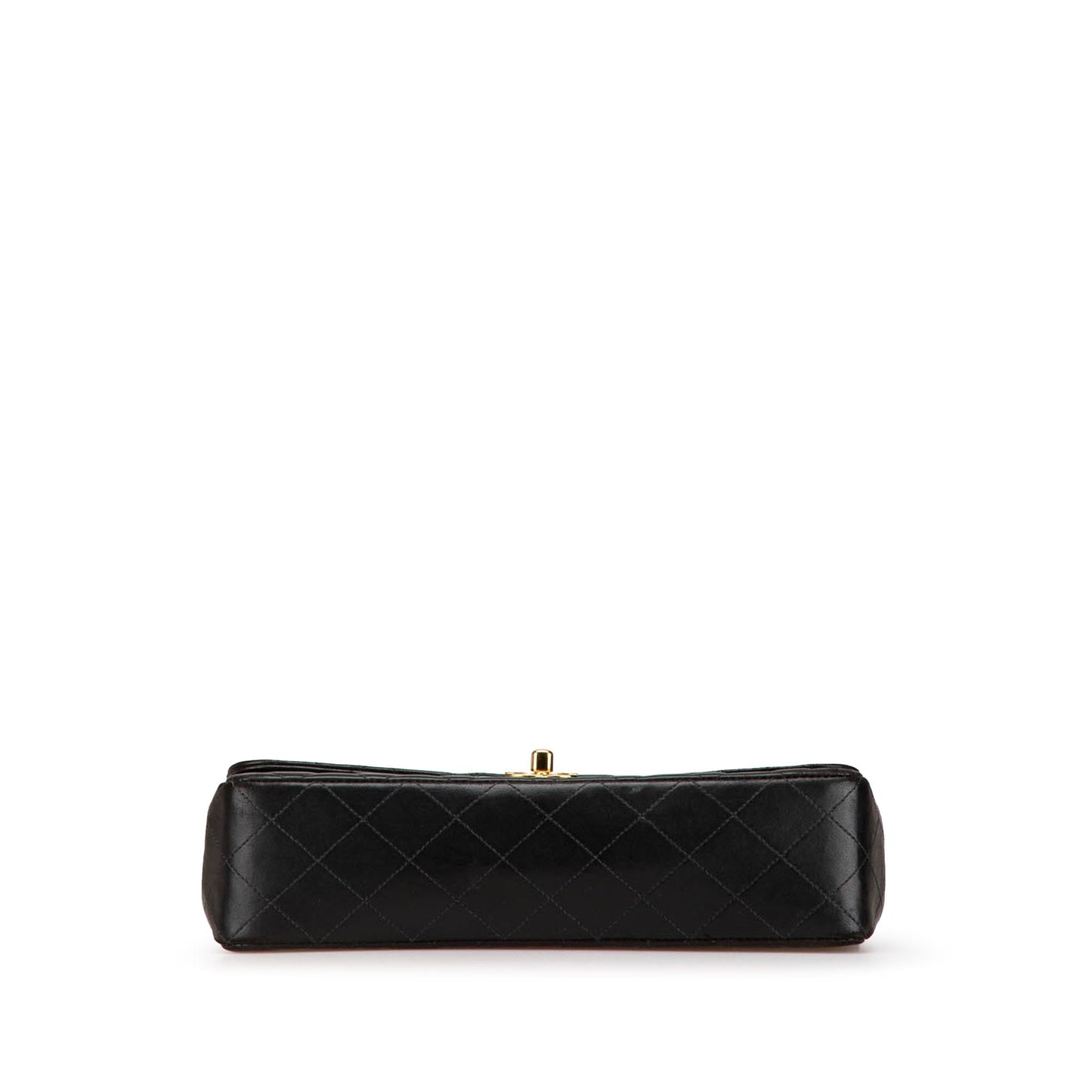 Black Chanel Medium Classic Lambskin Kelly Flap Bag