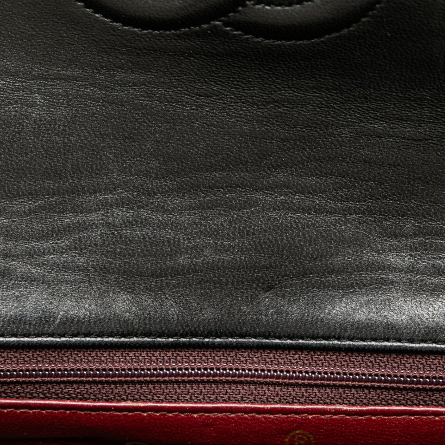 Black Chanel Mini Square Classic Lambskin Single Flap Crossbody Bag