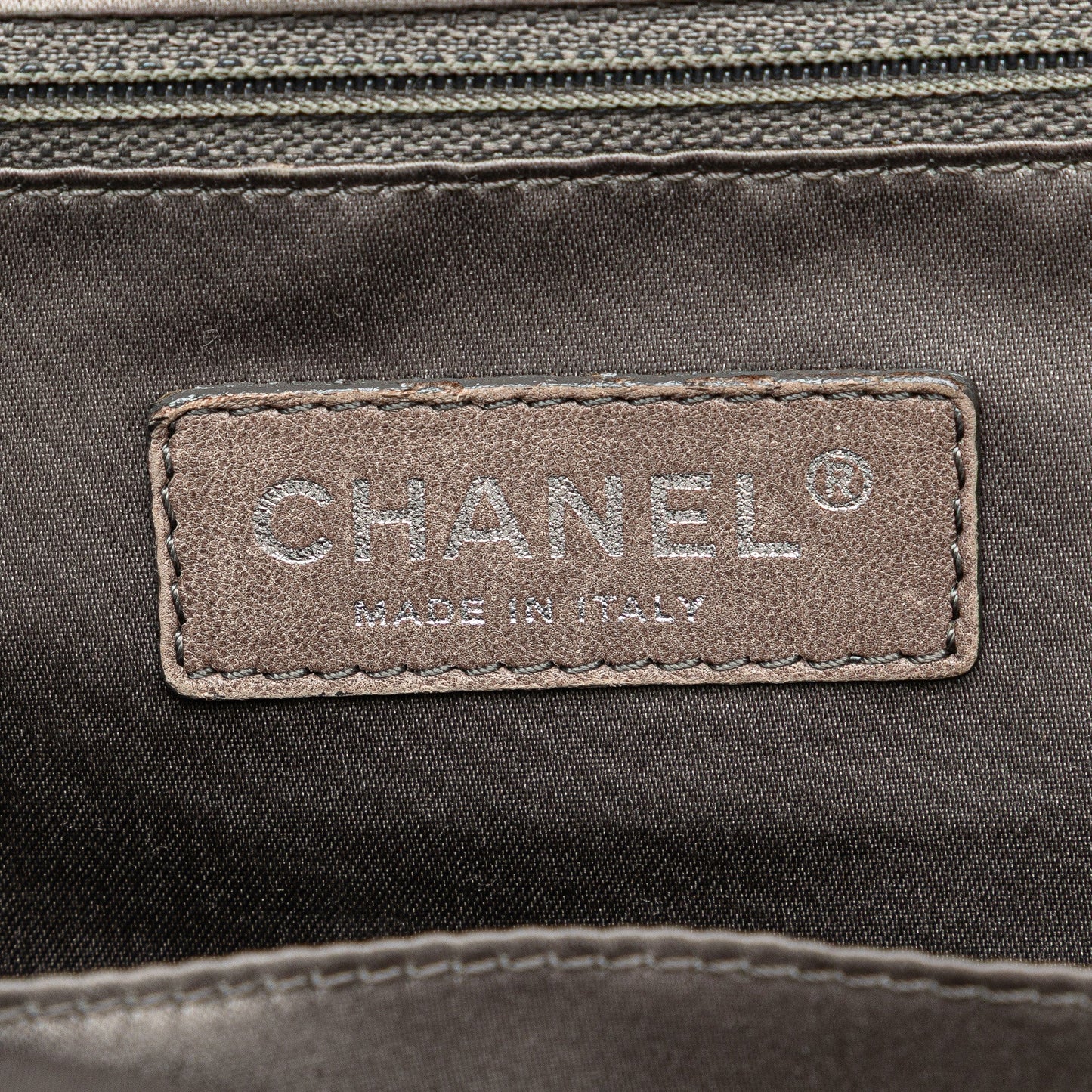Black Chanel Quilted Glazed Calfskin and Tweed Portobello Frame Satchel