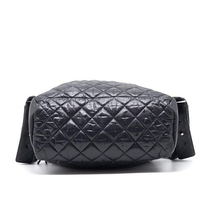 Chanel Black Quilted Nylon and Leather Coco Cocoon Backpack