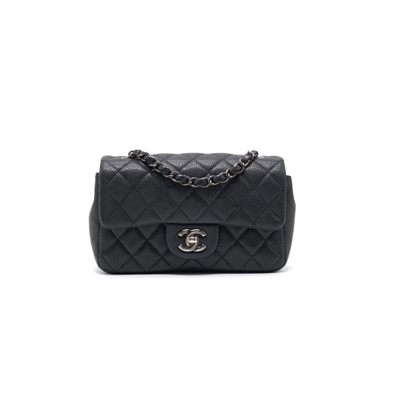 Chanel Caviar Rectangular Mini Flap Bag