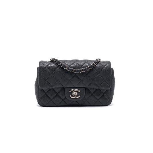 Chanel Caviar Rectangular Mini Flap Bag