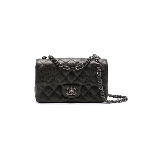 Chanel Caviar Rectangular Mini Flap Bag