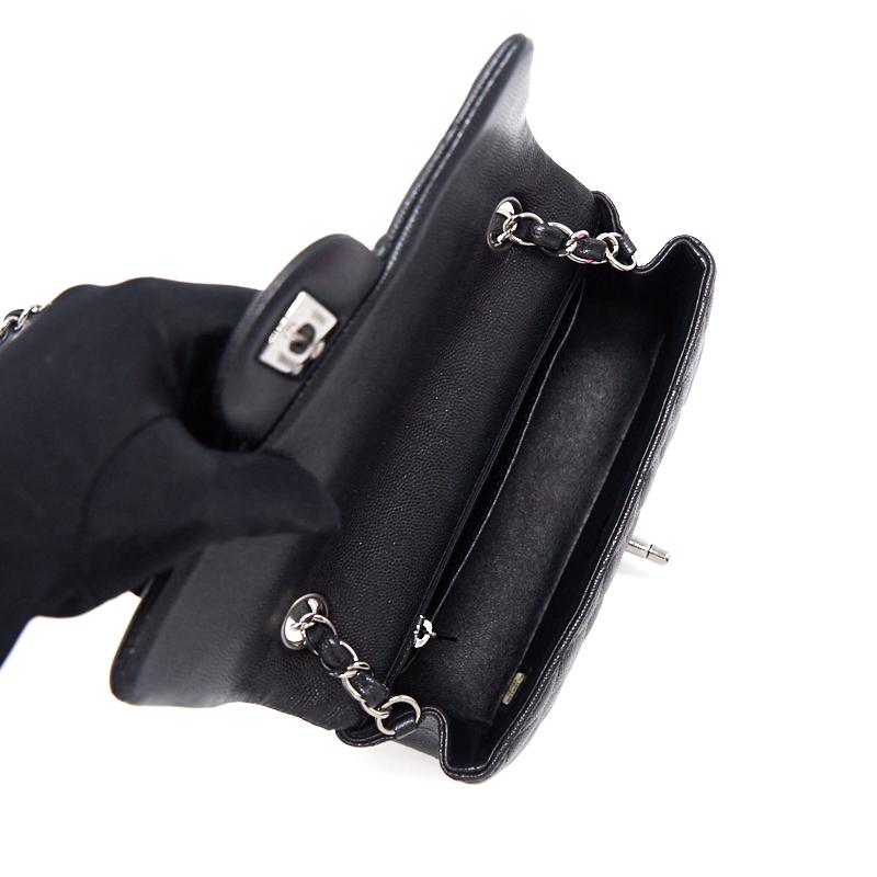 Chanel Caviar rectangular mini flap bag