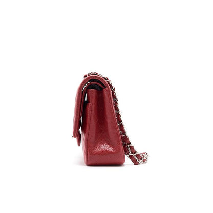 Chanel Classical Double Flap Medium Red