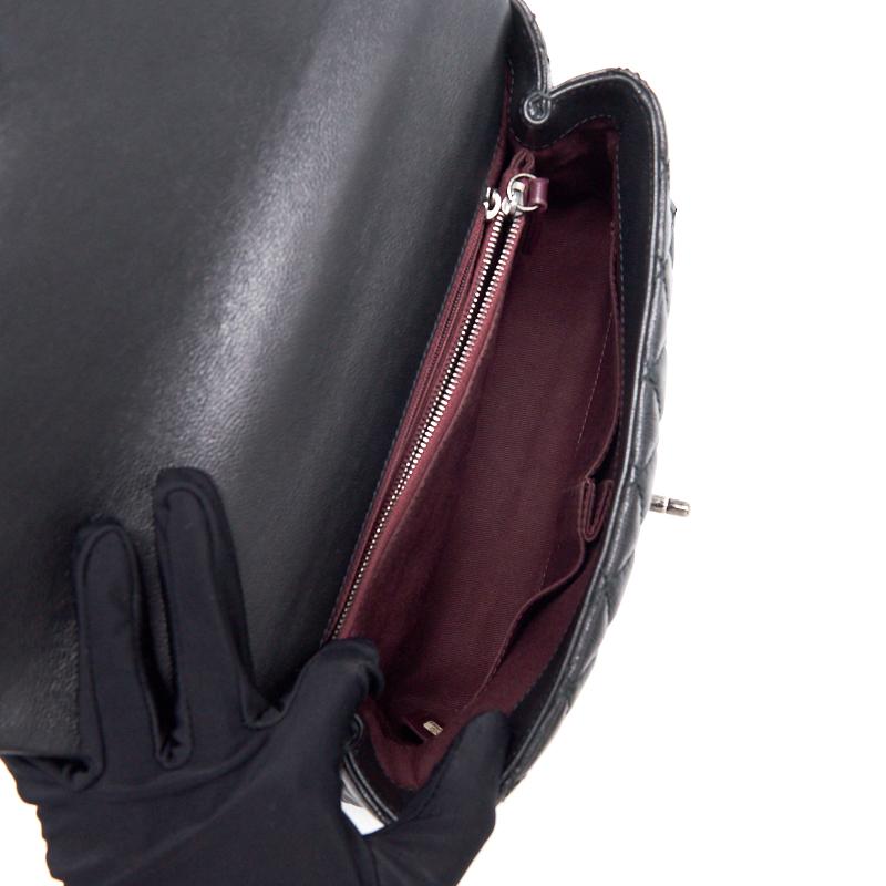 Chanel Cavier Medium Coco Handle Flap Bag with Top Handle