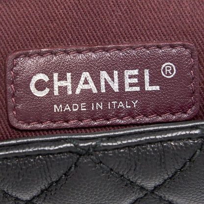 Chanel Cavier Medium Coco Handle Flap Bag with Top Handle