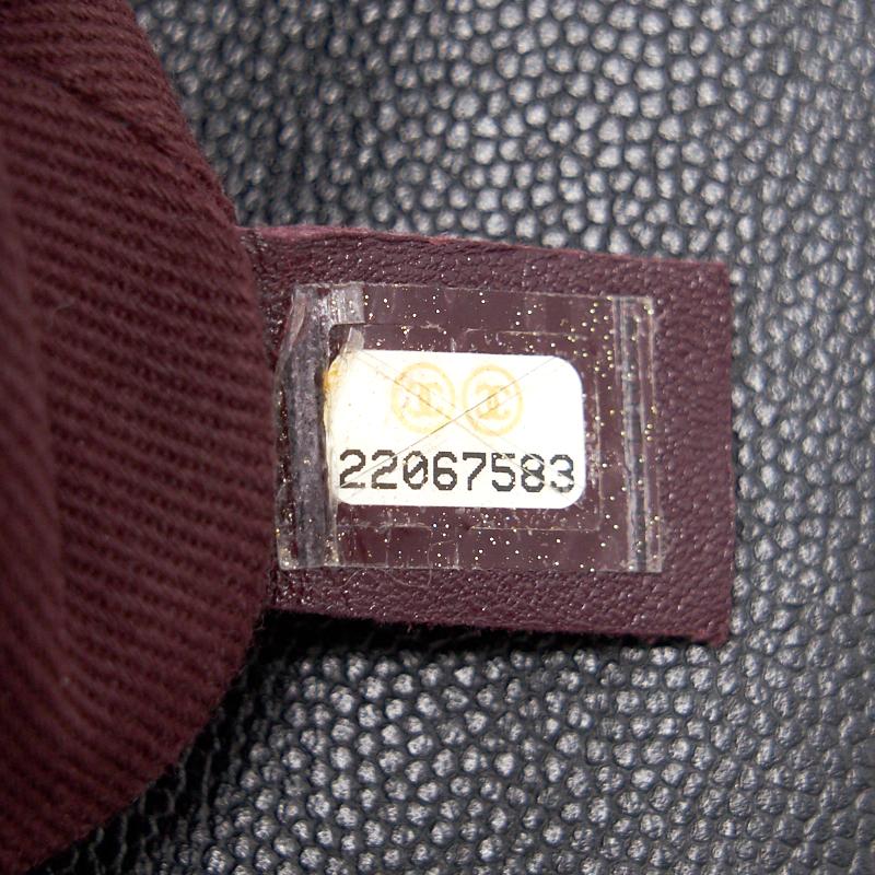 Chanel Cavier Medium Coco Handle Flap Bag with Top Handle