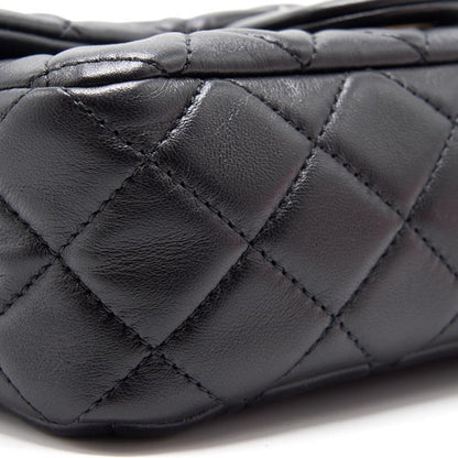 Chanel 20s pearl crush rectangular mini flap bag