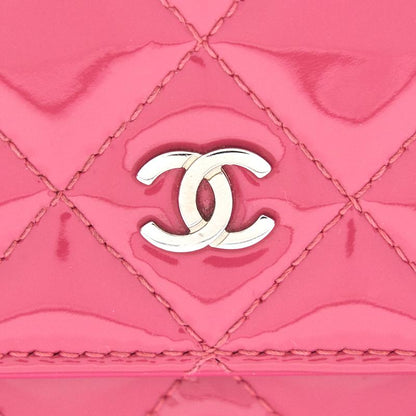 Chanel Patent Wallet on Chain