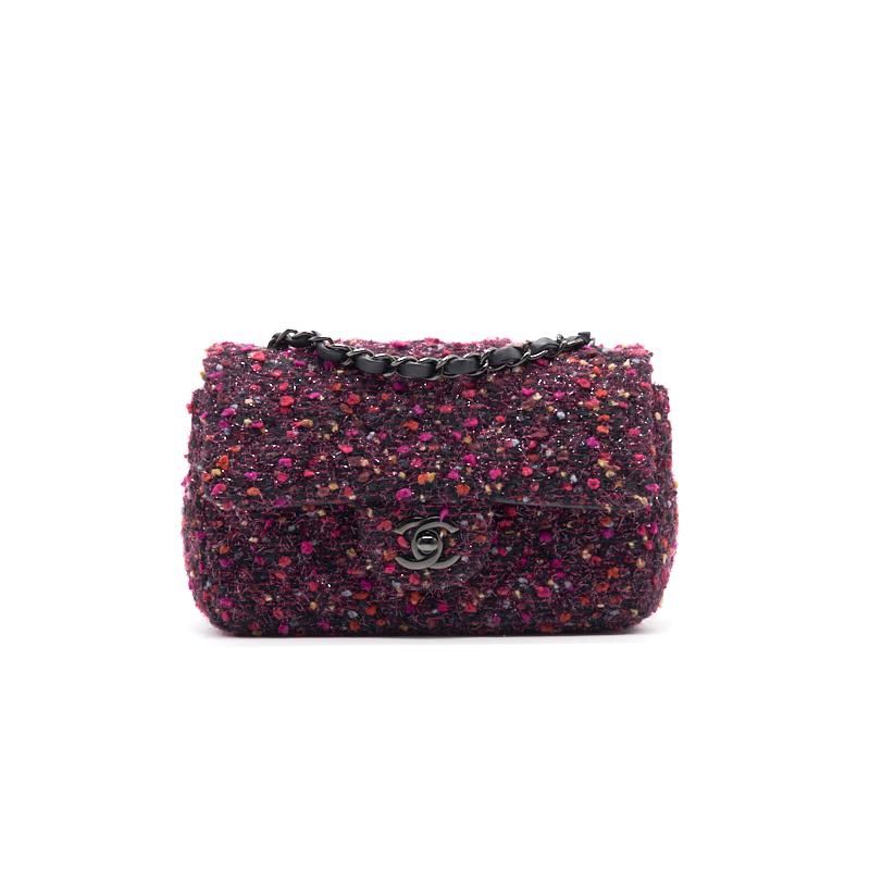 Chanel Tweed Rectangular Mini Flap Bag