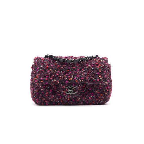 Chanel Tweed Rectangular Mini Flap Bag
